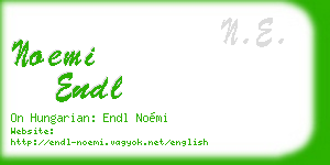 noemi endl business card